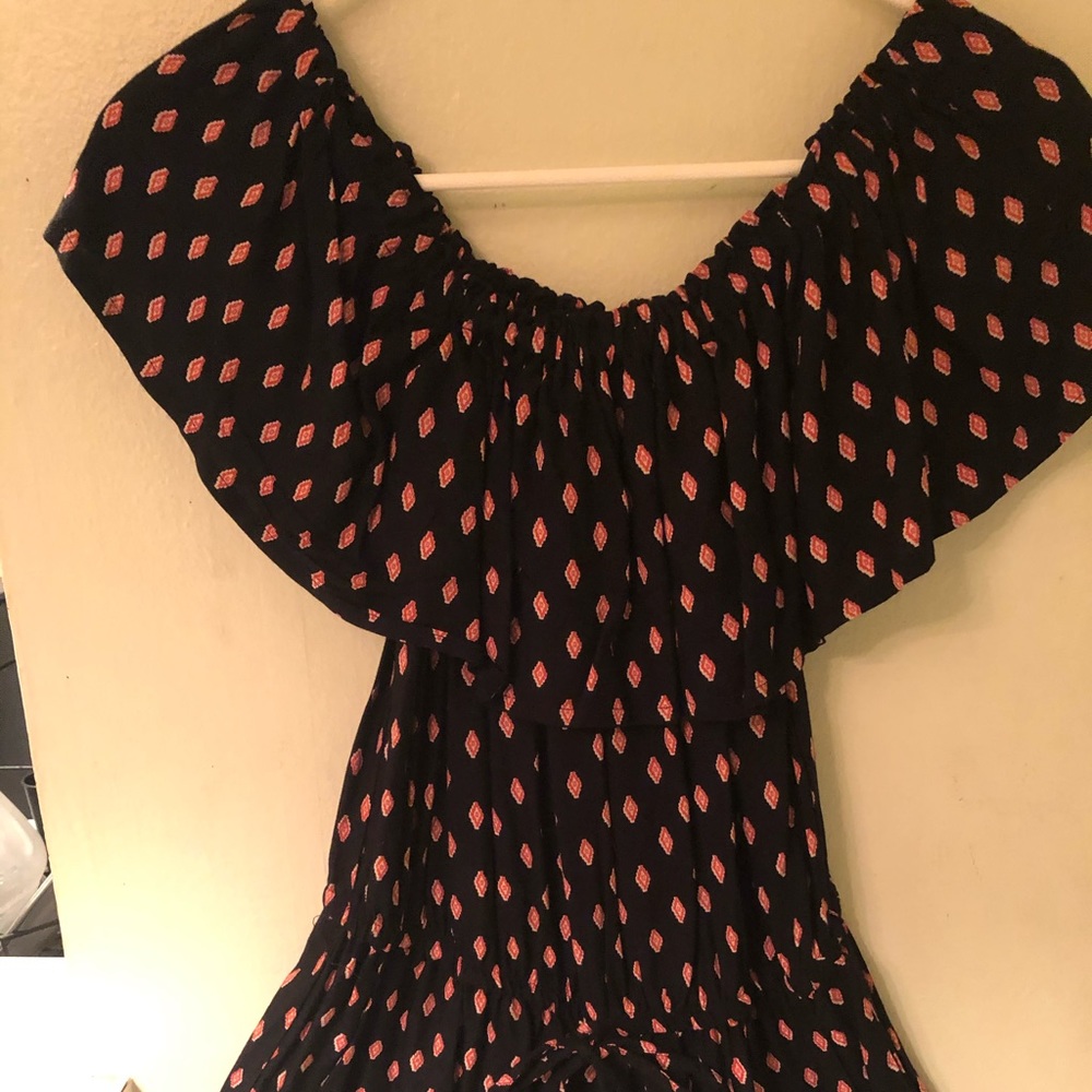 One piece short outfit that appears to be a dress